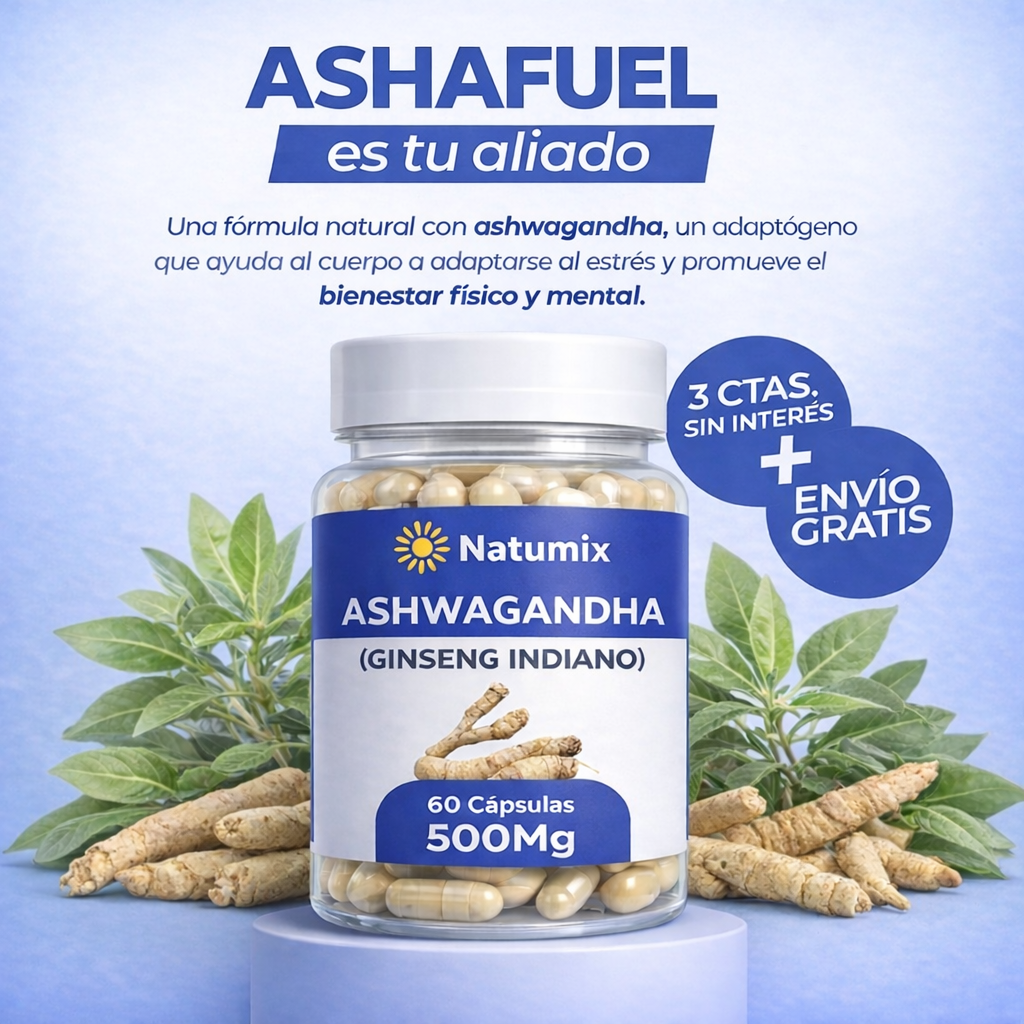 ASHAFUEL Ashwagandha – Estrés & Equilibrio Mental