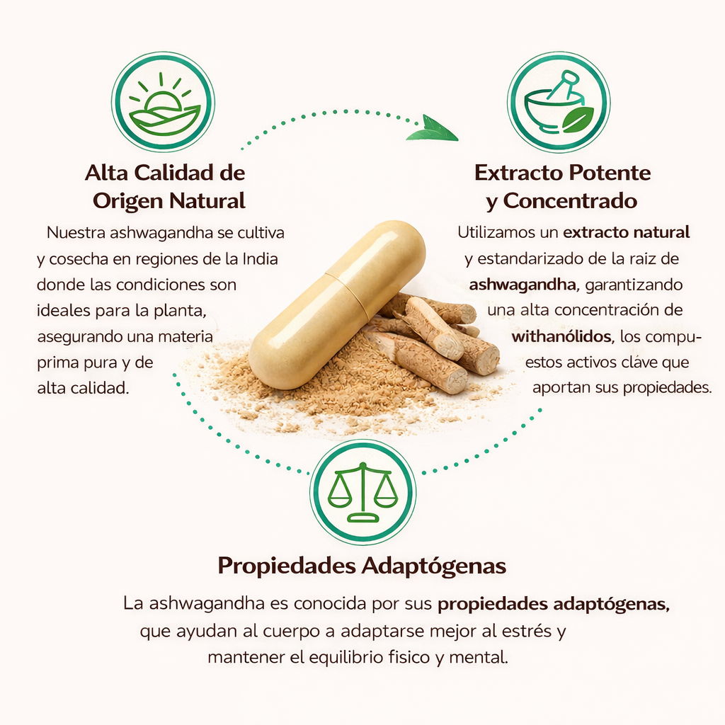 ASHAFUEL Ashwagandha – Estrés & Equilibrio Mental