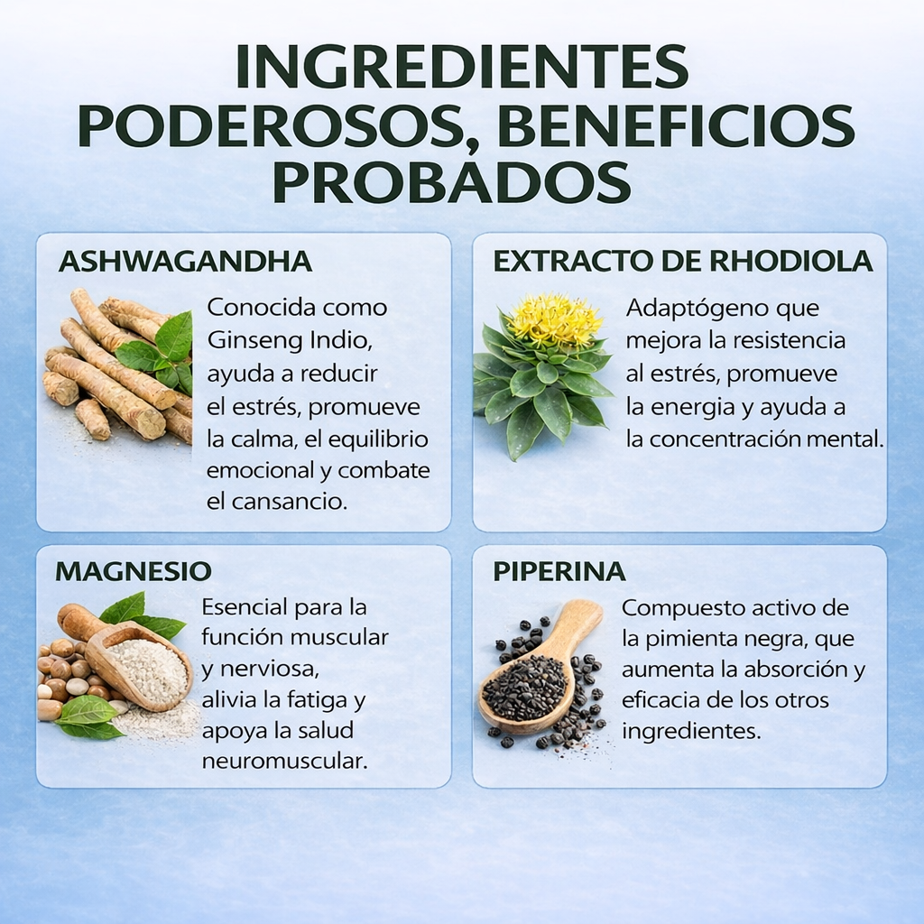 ASHAFUEL Ashwagandha – Estrés & Equilibrio Mental