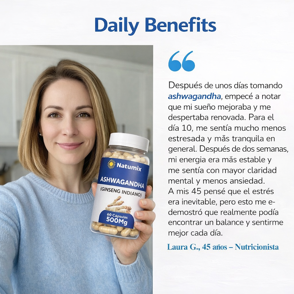 ASHAFUEL Ashwagandha – Estrés & Equilibrio Mental